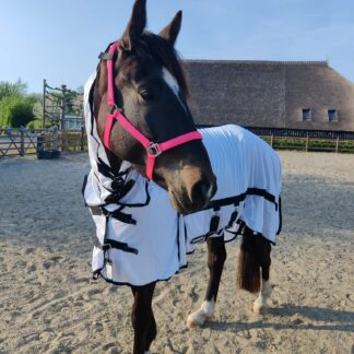 Horka Vliegendeken met Hals Wit