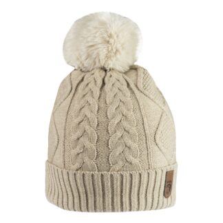 Horka Gebreide Muts Taupe