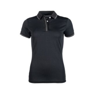 HKM Korte Mouw Polo Zwart