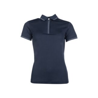 HKM Korte Mouw Polo Donkerblauw
