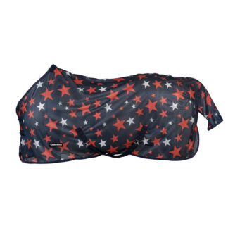 Horka Vliegendeken Sterren Blauw/Rood