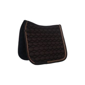 HKM Zadeldek Rosegold Glamour Style Donkerbruin
