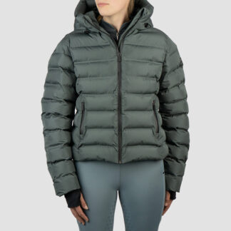 EQPRO Jas Puffer Penelope Shadow Steel + GRATIS Paar Paardrijsokken t.w.v. €9,95