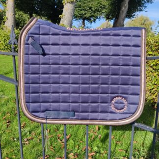 Kingsland Zadeldek Donkerblauw-Donkergroene rand