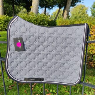 Equiline Zadeldek Grijs/Donkerblauw