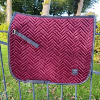 HV Polo Zadeldek Luxury Velvet Wine