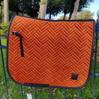 HV Polo Zadeldek Luxury Velvet Pumpkin