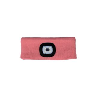 LED Hoofdband – Oplaadbaar via USB – Koraal