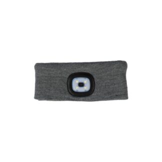 LED Hoofdband – Oplaadbaar via USB – Grijs
